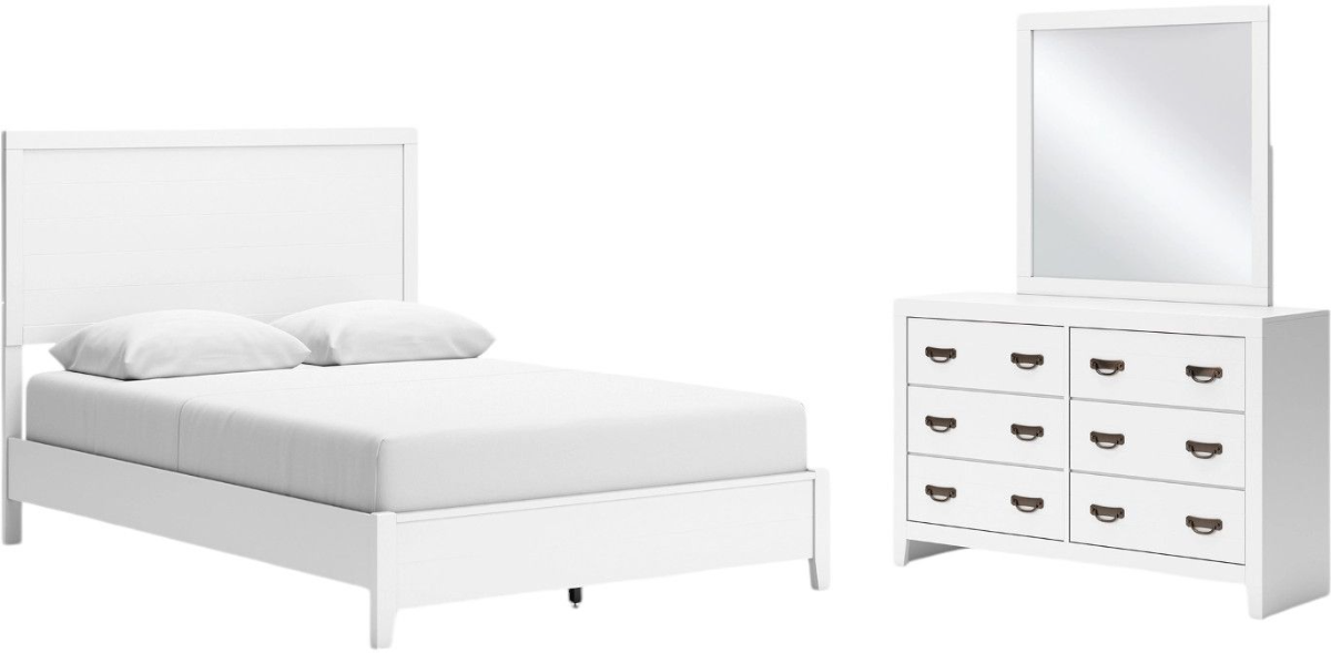 Binterglen 6 Piece Queen Panel Bedroom - White Binterglen 6 Piece Queen Panel Bedroom - White