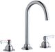 Elkay Chrome 8" Centerset Concealed Deck Laminar Flow Faucet with 5" Gooseneck Spout and 2" Lever Handles-2