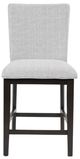 Signature Design by Ashley® Neymorton Brown/Dark Grayish Upholstered Bar Stool-2