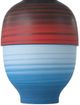 Currey & Company Happy 80's 3-Piece Black/Blue/Orange/Red Vase Set-5