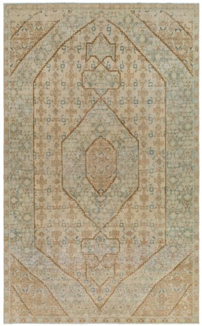 Surya Antique One of a Kind Beige 6'x10' Area Rug-0