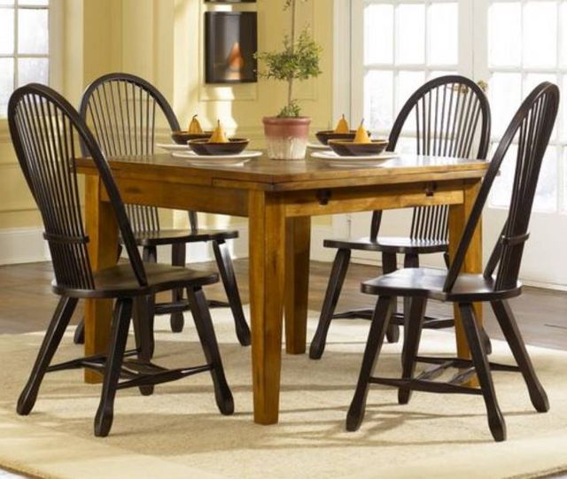 Liberty Furniture Treasures Black Bow Back Side Chair