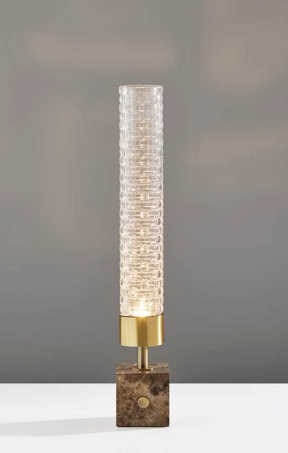 Adesso® Harriet Brown LED Table Lantern-2