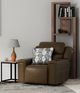 iAmerica Tuscany Chocolate Leather Power Lay Flat Recliner with Power Headrest-2