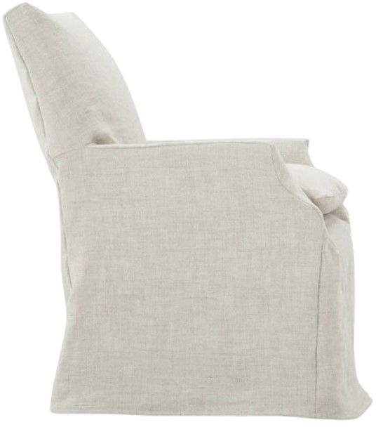 Rowe® Customizable Cece Slipcovered Dining Arm Chair-3