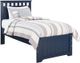 Standard Furniture Clarke Leo Blue Panel Bed-0