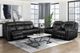 Homelegance® Littleton Blue Double Manual Reclining Loveseat-1