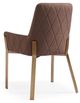 VIG Furniture Modrest Robin Brass/Brown Dining Chair-1