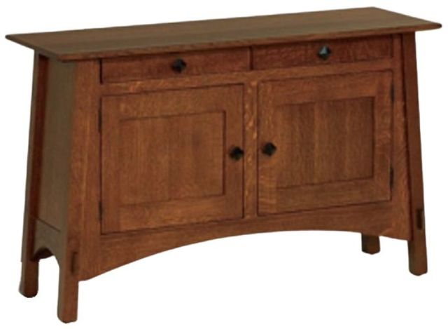Fusion Designs Customizable Memphis Closed Occasional Console Table-0