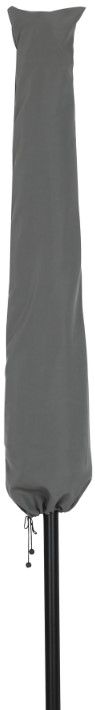 Meridian Furniture Fiji Matte Black/White Aluminum Outdoor Patio Umbrella-2