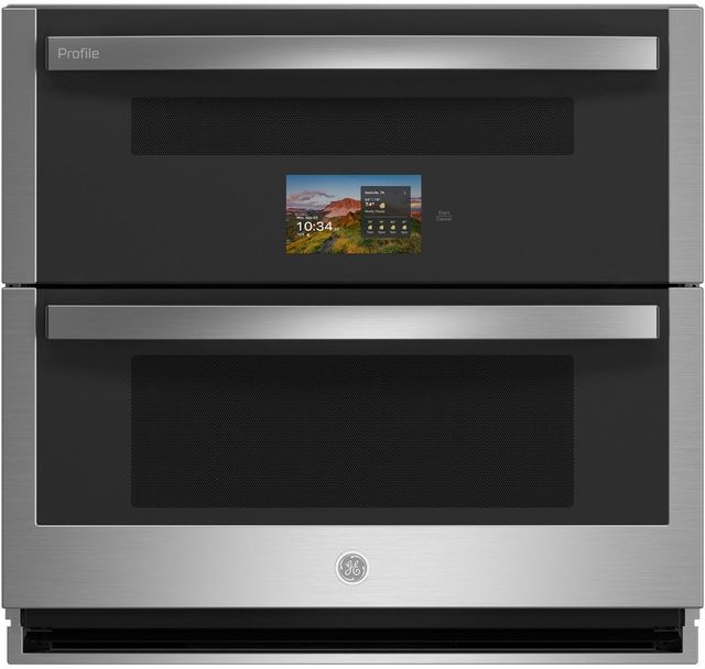 GE Profile™ 30” Stainless Steel Twin Flex Smart Double Electric Wall Oven-0