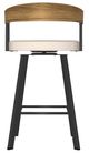 Amisco Customizable Carmela Swivel Counter Stool-5