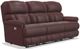 La-Z-Boy® Pinnacle PowerReclineXRW™ Merlot Full Wall Reclining Sofa-4