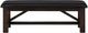 Jofran Inc. Kona Grove Black/Brown Upholstered Bench-3