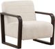 Dovetail Furniture Kori Dark Brown/Cream Occasional Chair-0