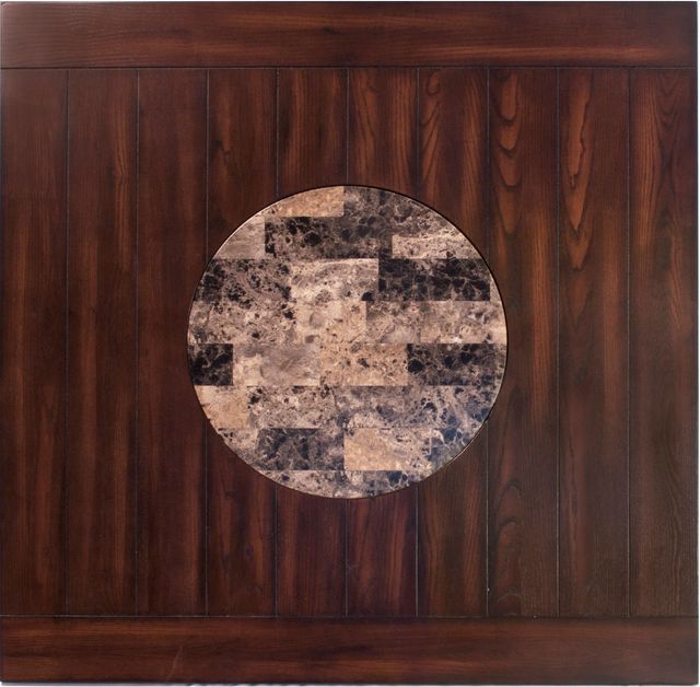 Crown Mark Fulton Brown Counter Dining Table-2