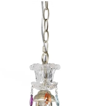 Forty West Moonbeam Clear Crystal Mini Chandelier | Dodd