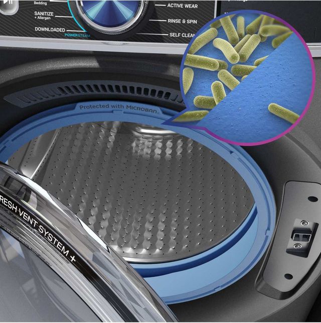 GE Profile™ 5.3 Cu. Ft. Sapphire Blue Front Load Washer-3