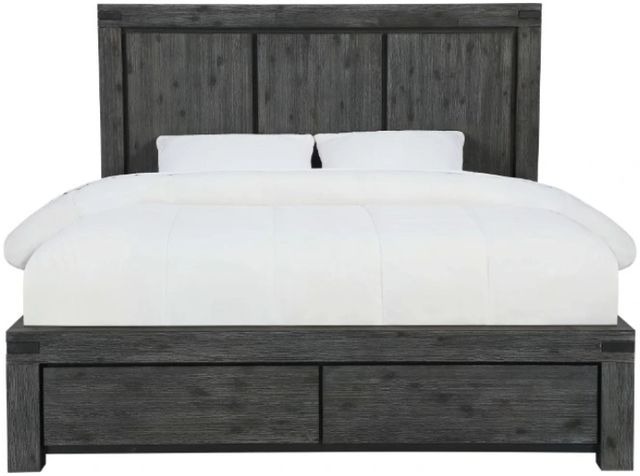Modus Furniture Meadow Graphite King Storage Platform Bed-2