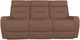 La-Z-Boy® Baron Mocha Leather Power Wall Reclining Sofa with Headrest-1