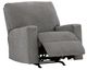 Signature Design by Ashley® Deltona Graphite Manual Rocker Recliner-1