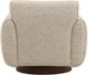 Dovetail Furniture Ercilia Oatmeal Swivel Chair-3
