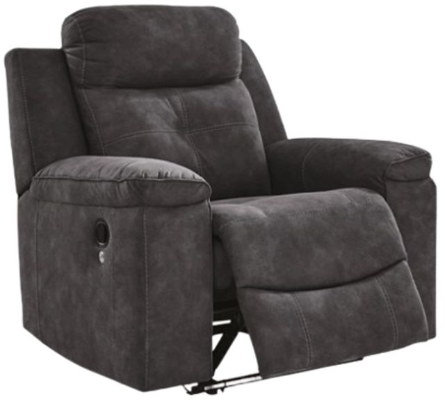 Benchcraft® Brysonview Charcoal Manual Recliner-1