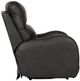 Catnapper® Angelo Gunmetal Leather Power Lay Flat Recliner with Power Adjustable Headrest-2