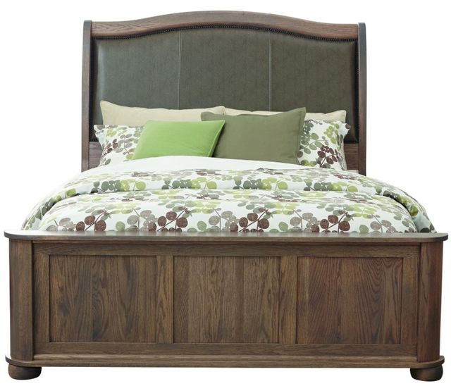 Mavin Customizable Kingsport Queen Upholstered Bed Low Footboard-0