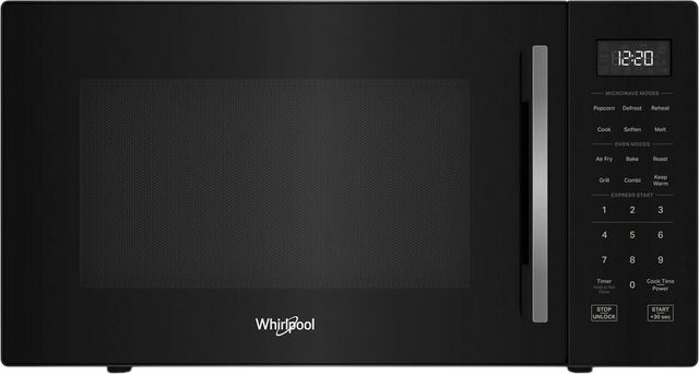 Whirlpool® 1.0 Cu. Ft. Black Countertop Microwave