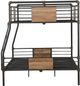 ACME Furniture Brantley Sandy Black/Dark Bronze Full XL Over Queen Bunk Bed-1