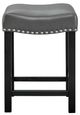 Steve Silver Co. Aspen Ebony/Gray Backless Counter Stool-3