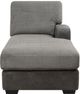 Emerald Home Berlin 4-Piece Gray Sectional and Chaise-5