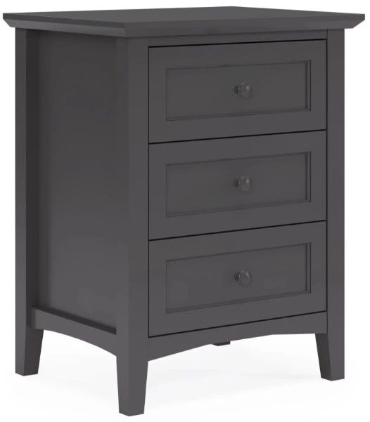Modus Furniture Grace Raven Black Nightstand-0