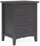 Modus Furniture Grace Raven Black Nightstand-0