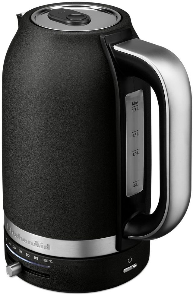 KitchenAid® 1.7 L Cast Iron Black Electric Kettle-2