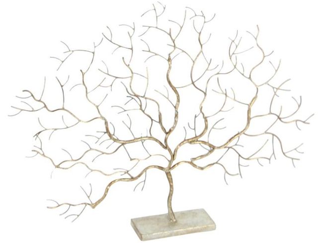 Deco Marche Silver 32'' Tree Sculpture-1