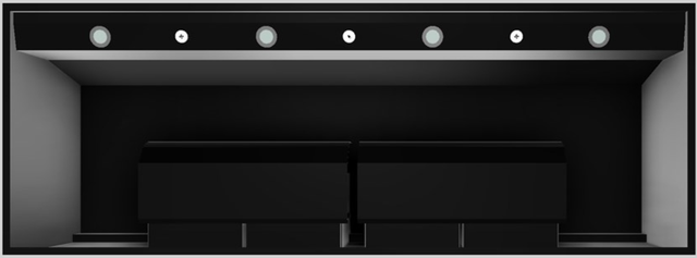 Vent-A-Hood® 66" Wall Mounted Range Hood-Black-2