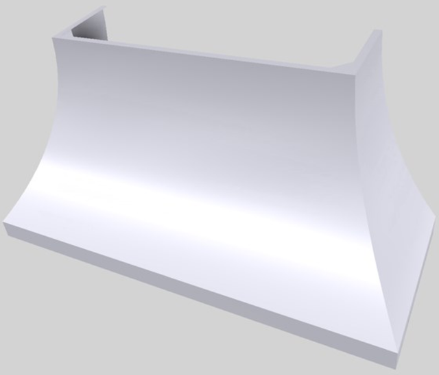 Vent-A-Hood® Designer Series 60" White Wall Mounted Range Hood-3