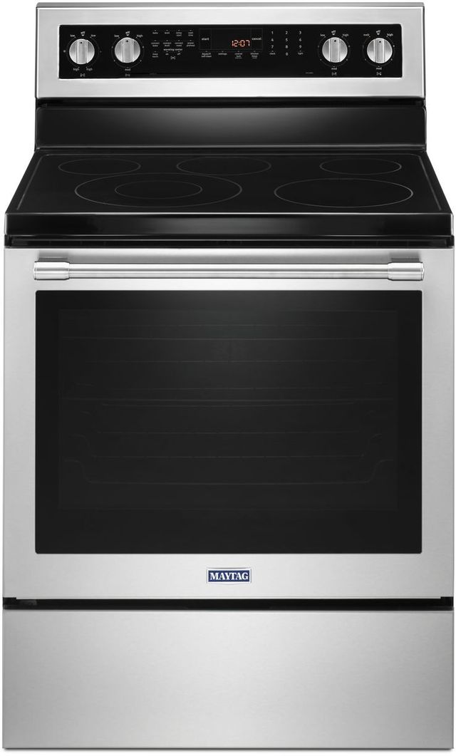 Maytag® 30 Fingerprint Resistant Stainless Steel Freestanding Electric Range Smetzer Kitchen 0155