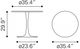 Zuo® Modern Opus White Dining Table with Gold Base-4