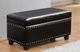 Titus Furniture Black Storage Bench-1