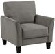 Homelegance® Aliana Brownish Gray Accent Chair-0