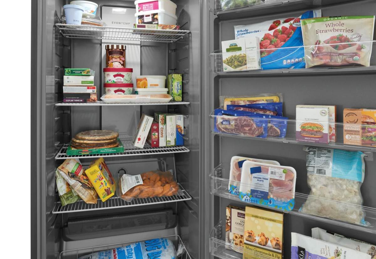 Frigidaire® 20 Cu. Ft. Stainless Steel Garage Ready Upright