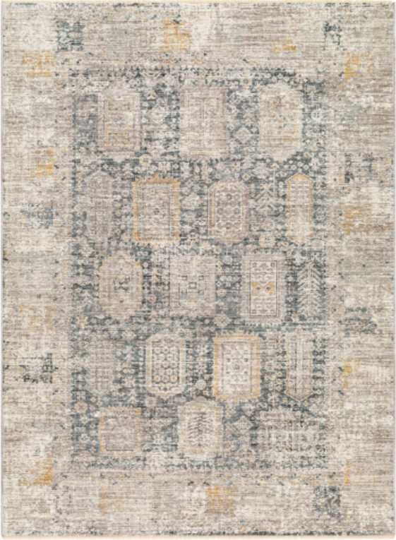 Surya Carlisle Dark Brown 4'x6' Area Rug-0