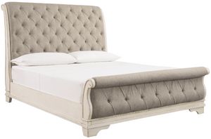 Signature Design by Ashley® Realyn Chipped White California King Sleigh Bed