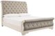 Signature Design by Ashley® Realyn Chipped White California King Upholstered Sleigh Bed-0