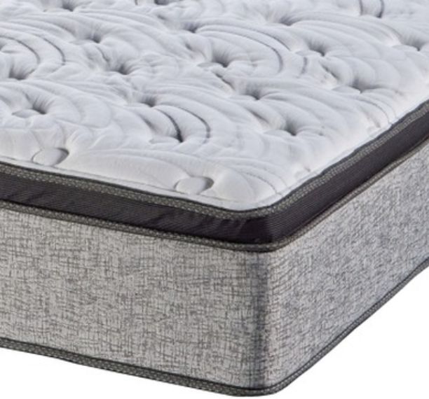 Restonic® Park City 13.5" Wrapped Coil Plush Euro Top Queen Mattress-1