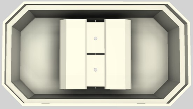 Vent-A-Hood® Designer Series 54" Biscuit Island Range Hood-4