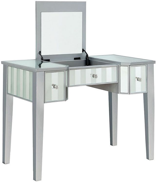 Furniture of America® Joyce 2-Piece Silver Vanity Set -2